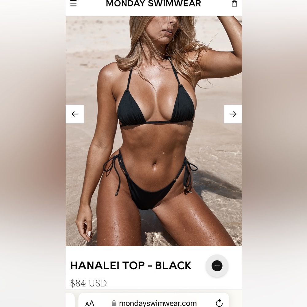 Monday Swimwear Hanalei top only